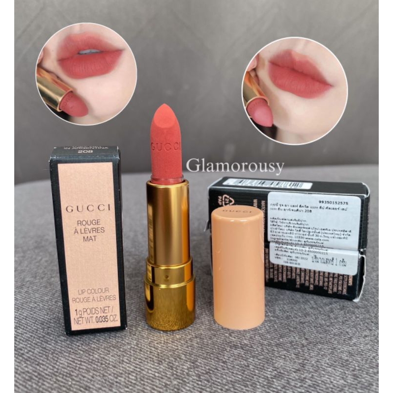 (ป้ายไทย) Gucci matte lipstick(mini) ขนาด1g. ลิปกุชชี่มินิ