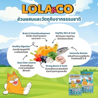 Lola & Co อาหารแมวแบบเม็ด ขนาด 1 kg