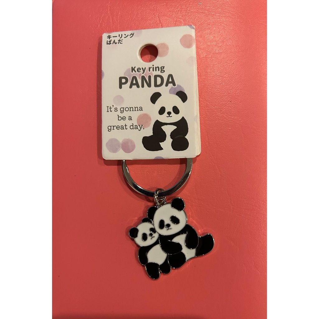 พวงกุญแจ แพนด้าคู่แม่ลูก Key ring PANDA พวงกุญแจน่ารัก ส่งตรงจากประเทศญี่ปุ่น