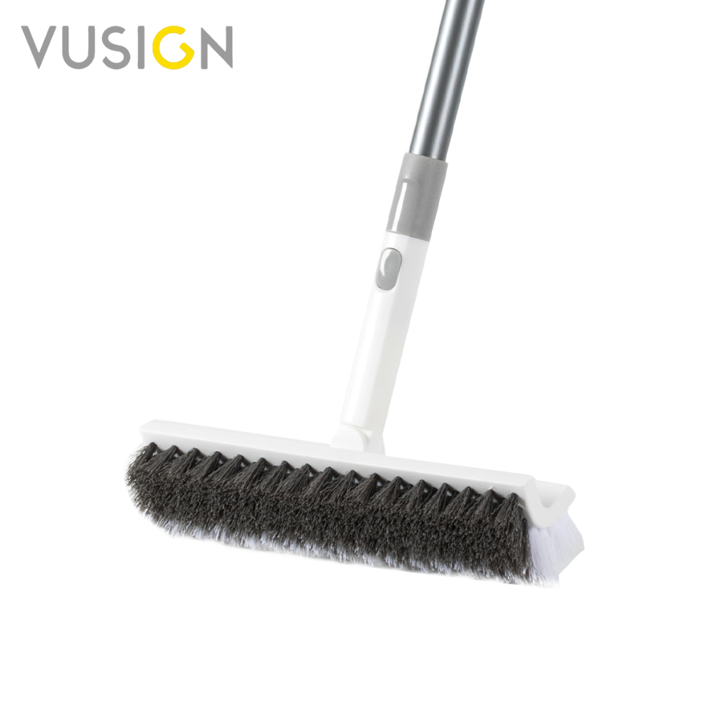 Vusign ไม้ทำความสะอาด ไม้ขัดพื้น 4in1 หัวแปรงตัว V เข้าได้ทุกซอก เข้าถึงที่แคบได้ 4in1 Floor Brush