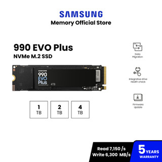 SAMSUNG 990 EVO Plus SSD NVMe 2.0 SSD 7,250 / 6,300 MB/s ควา…
