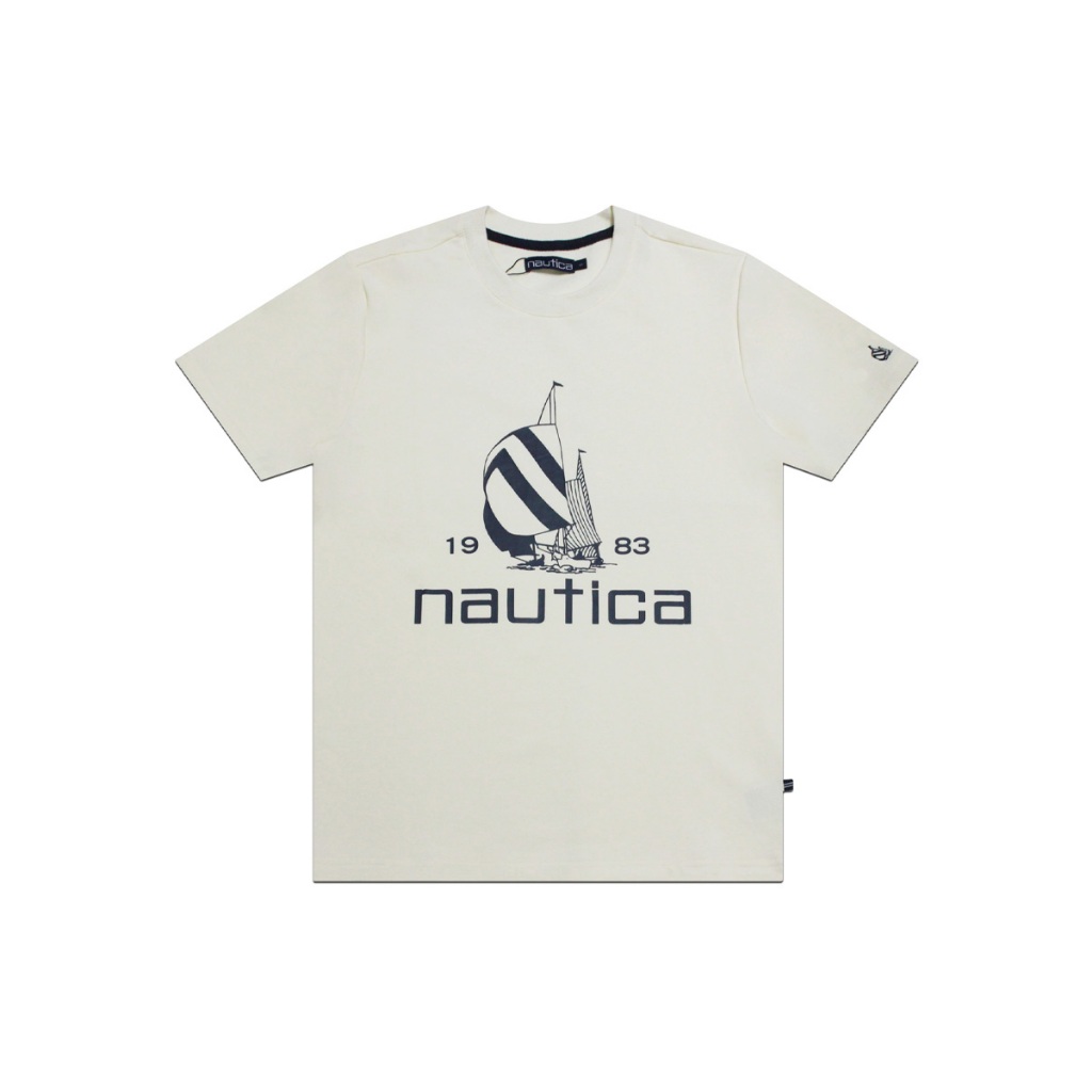 NAUTICA T-Shirt เสื้อยืด KK9319 1BW