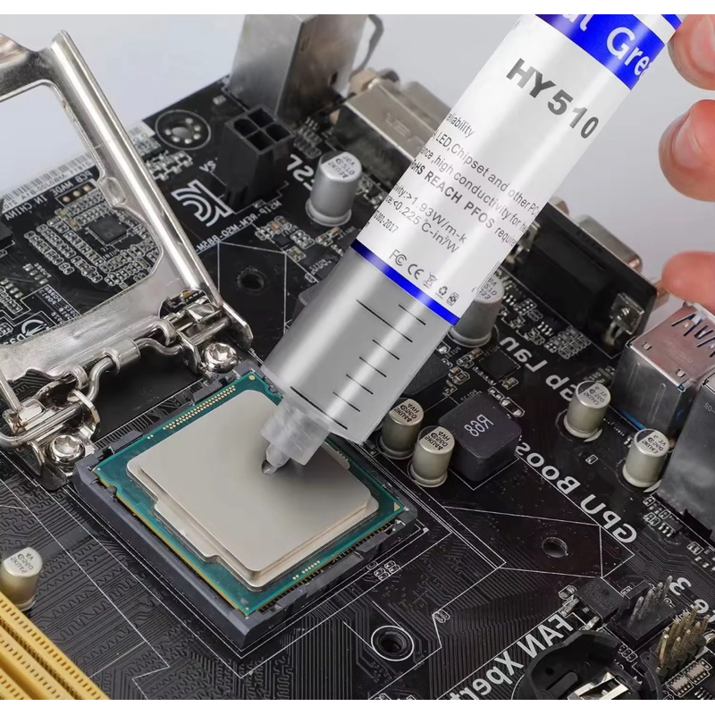 ซิลิโคนระบายความร้อนตัวควบคุมอุณหภูมิดั้งเดิมสำหรับ GPU CPU ระบายความร้อนอย่างดี ระบายความร้อนชิปเซ็ตกาวลดอุณหภูมิสีเทา