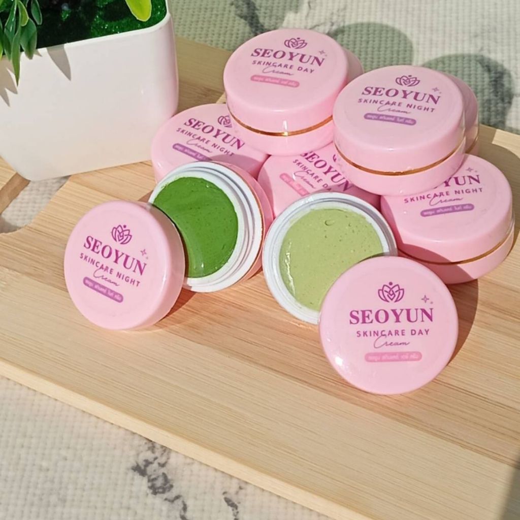 ครีมซอยูน ครีมกลางวัน+ครีมกลางคืน ขนาด4กรัม  Seoyun ไฉไลแพ๊คเก็จใหม่ เซ็ทคู่