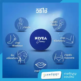 NIVEA นีเวีย ครีมตลับน้ำเงิน ขนาด 30/60/150 มล.