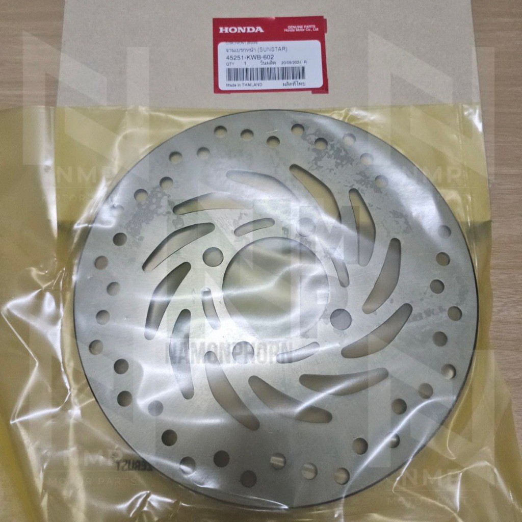 ดิสเบรก จานดิส WAVE 125I 2012-2018 แท้ HONDA DISK BRAKE  UK