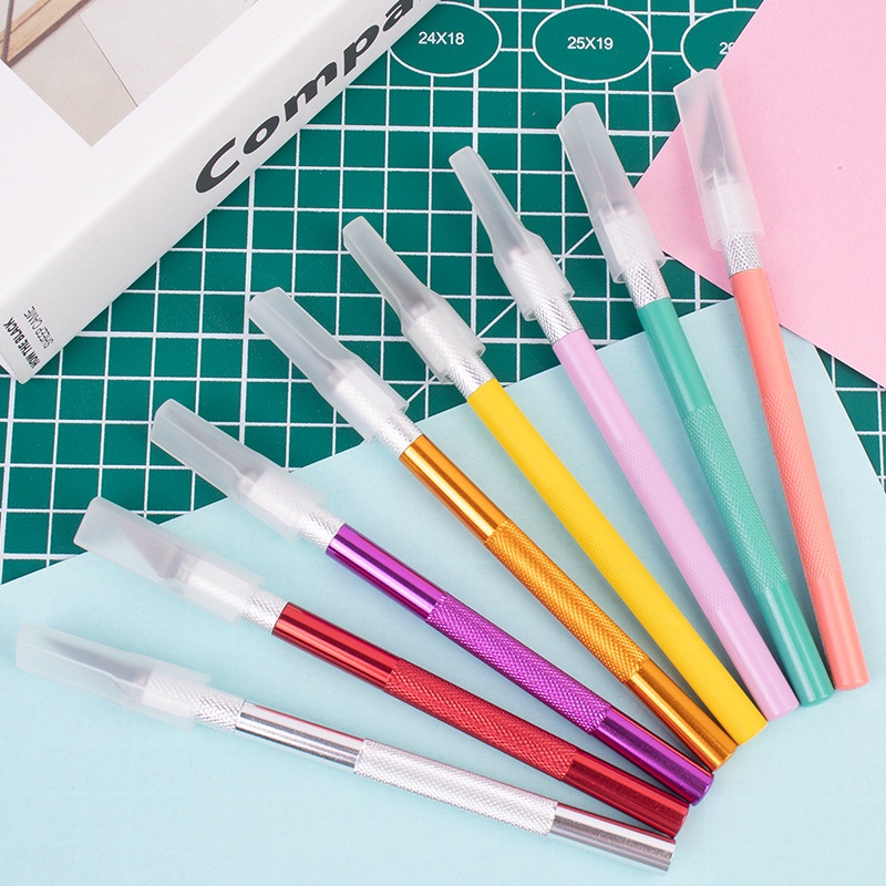 มีดตัดโมเดล ใบมีดเปลี่ยนได้ มีดแกะสลัก มีดคัตเตอร์ มีดตัดกระดาษ ตกแต่งผลไม้ งานปั้น