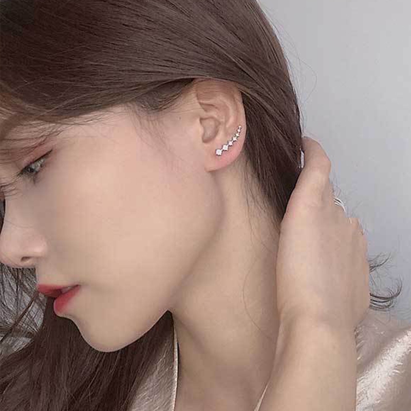 【COD】ต่างหูเจ็ดดาว สำหรับผู้หญิง สไตล์มินิมอลและสง่างาม ทันสมัยและสร้างสรรค์ ต่างหูอินเทรนด์ การชำระเงินบนการจัดส่ง - รูปที่ 6