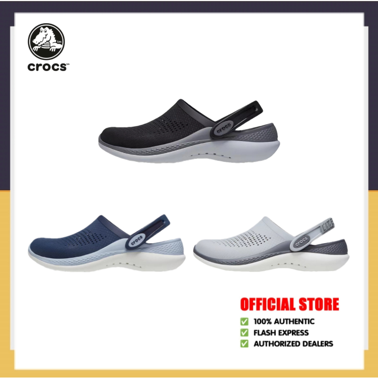CROCS LiteRide 360 Clog รองเท้าลำลองผู้ใหญ่ สะดวกสบาย รองเท้าแตะ（จัดส่งที่รวดเร็ว）