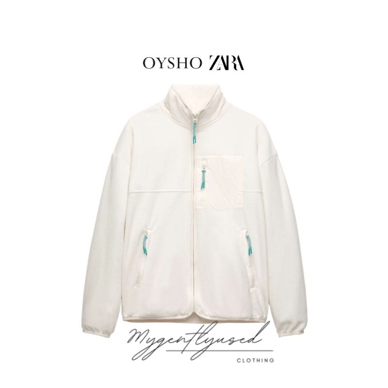 Oysho Fleece Jacketsเสื้อแจ็คเก็ตผ้าฟลีซสัมผัสนุ่ม