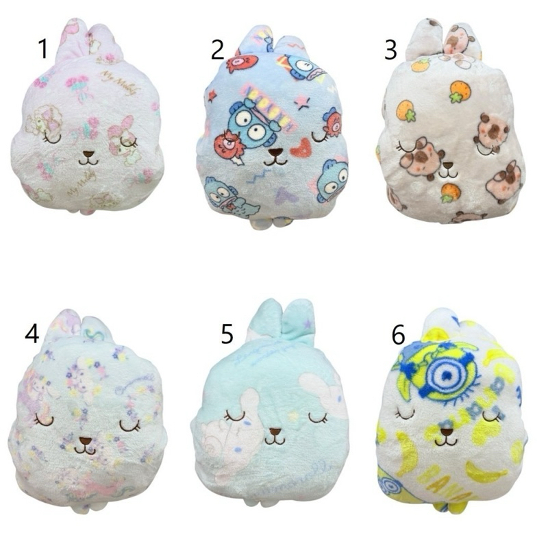 หมอนผ้าห่ม คราฟ Carebear & Sanrioo