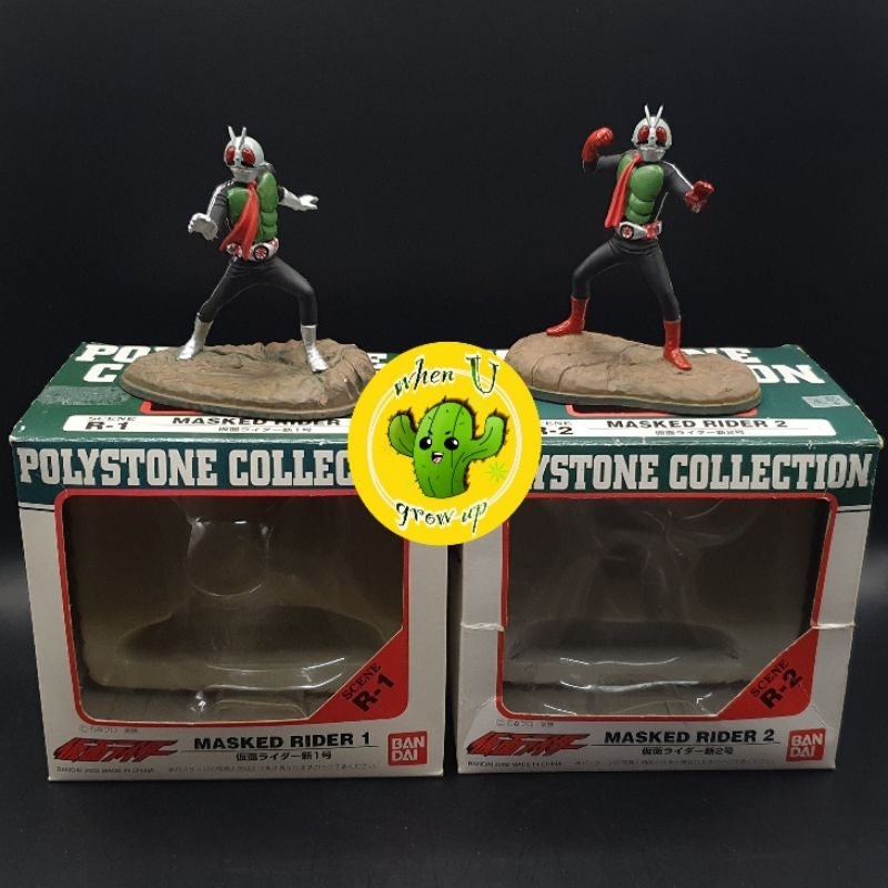 Bandai Polystone Collectiin Masked Ride Diorama งานฉากไอ้มดแดง