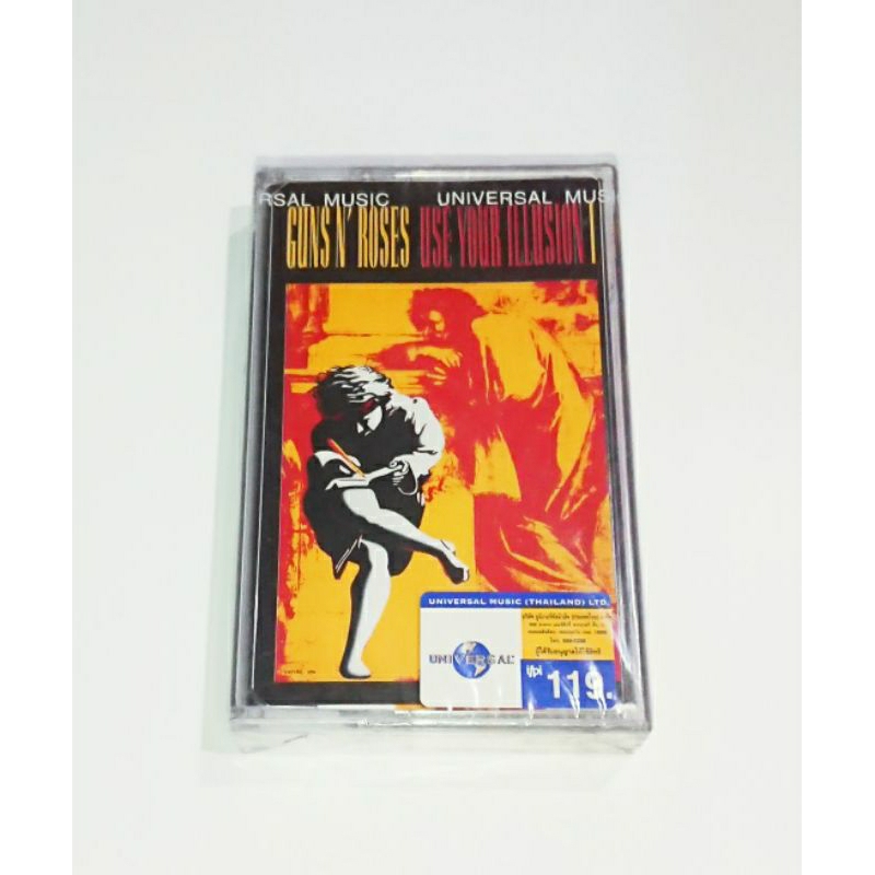 เทป​เพลง​ Cassette​ Tape​ เทป​คา​สเซ็ท​ Guns N​' Roses​ : Use​ Your​ Illusion​ I ซีล (1991)​