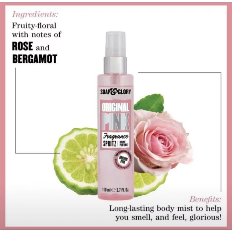 Soap & Glory Fragrance Spritz โซพ แอนด์ กลอรี่ บอดี้สเปรย์น้ำหอม 110 ml.
