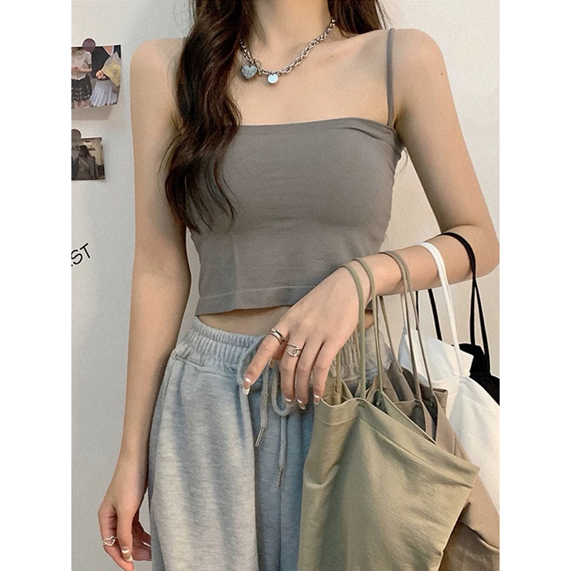 ZH.1803บราสายเดี่ยวฟองน้ำ(บาง)ในตัว เสื้อชั้นในผ้าทอ