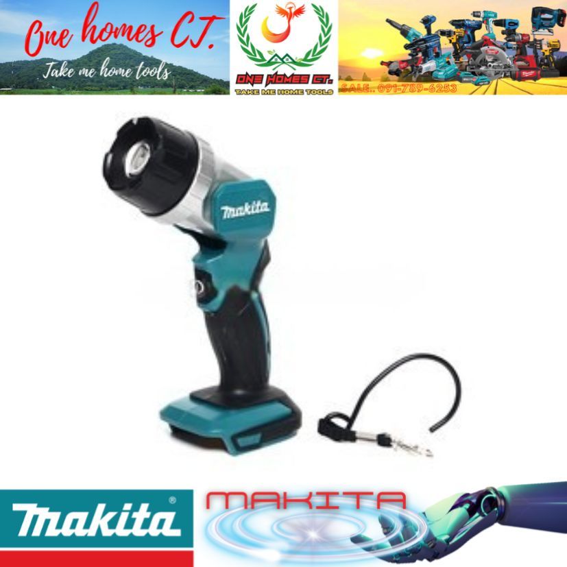 MAKITA รุ่น DML808 ไฟฉายไร้สาย LED 18 โวลต์ ไม่รวมแบตเตอรี่และแท่นชาร์จ(สินค้ามีคุณภาพ..พร้อมจัดส่ง.
