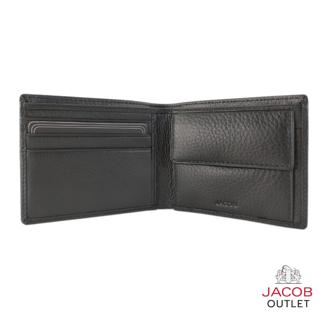 JACOB กระเป๋าสตางค์ชายพร้อมช่องเก็บเหรียญ - รุ่น SMITH 22180