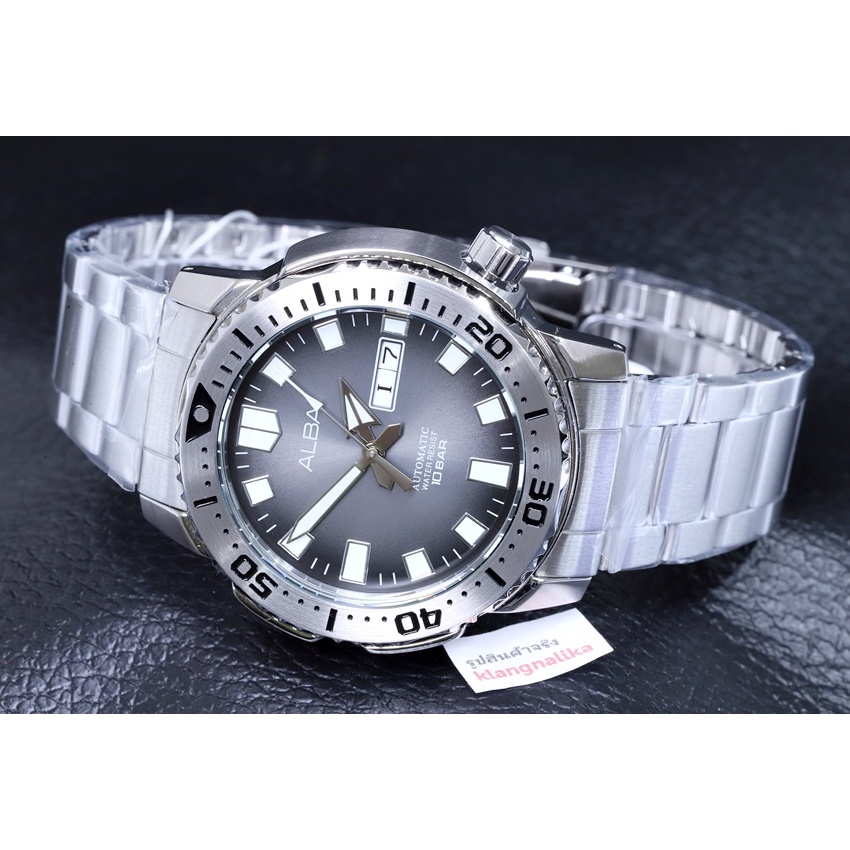 (แถมกล่องแบบพกพา) นาฬิกา Alba Tuna Automatic รุ่น AL4635X / AL4635X1