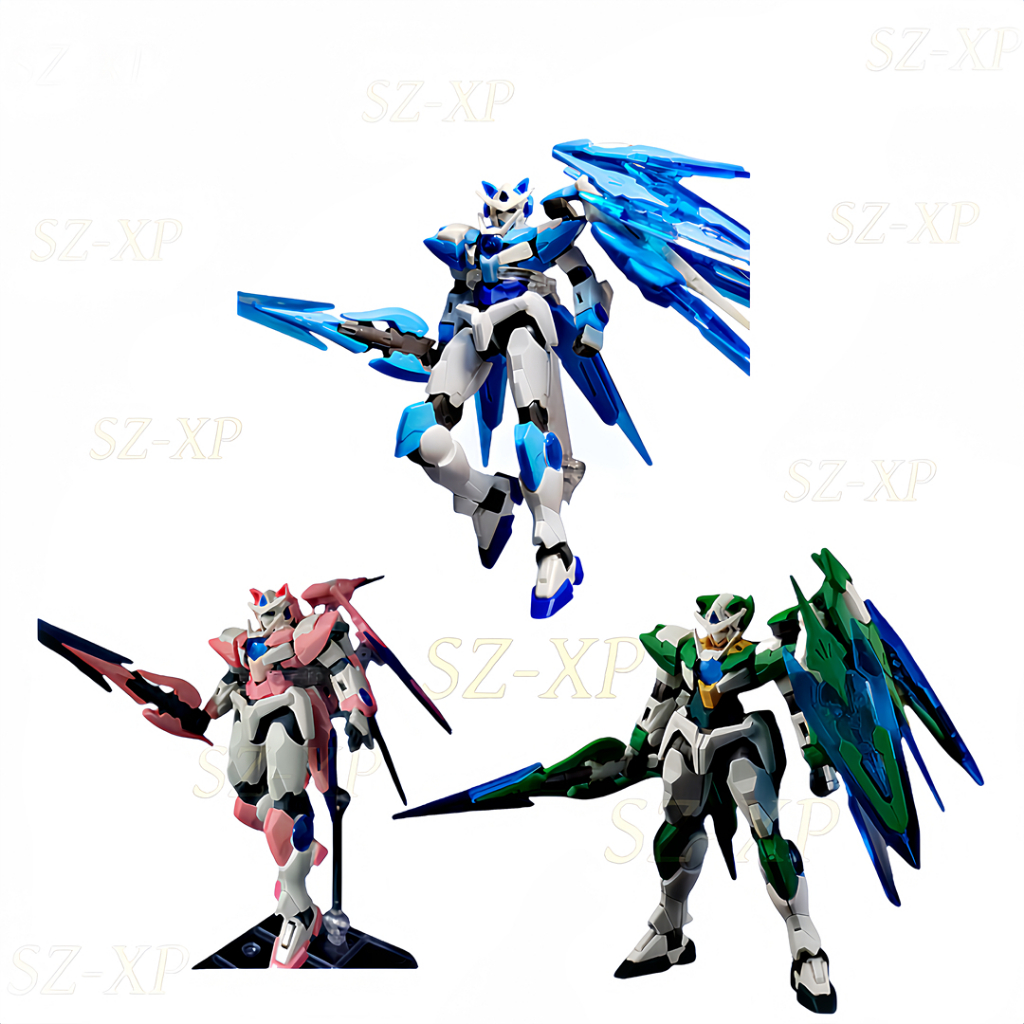 Gundam 00 Shia Qan[T] GNT-0000SHIA 1/144 HG กันดั้ม หูแมว Shia QanT สีชมพู ของเล่น ของสะสม ของขวัญ