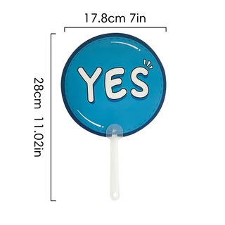 Yes & No Correct & Wrong Thumbs Up & Thumbs Down Double-Side Handheld Signs Board True False Voting Sign Paddles