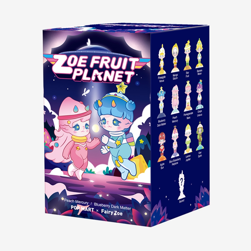 [สุ่ม] กล่องสุ่ม POP MART Zoe Fruit Planet Series blind box ไม่แกะกล่อง ของแท้