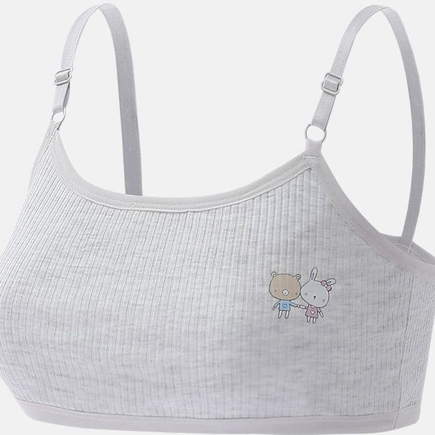 B037เสื้อในเด็กผู้หญิงผ้าคอตตอน ใส่สบาย เนื้อผ้าดี ระบายอากาศได้ดี เหมาะกับเด็กอายุ10-16ปี สินค้าพร้อมส่งจาก กทม. - รูปที่ 5