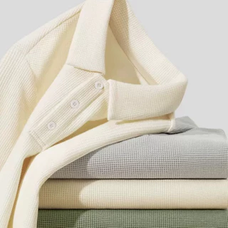 CLIFF -COD✅เสื้อโปโลผู้ชาย สีล้วน แขนสั้นผู้หญิง ชุดคู่รัก แมทช์ลุคง่าย แบบหลวม ลำลอง เลือกได้หลายสี