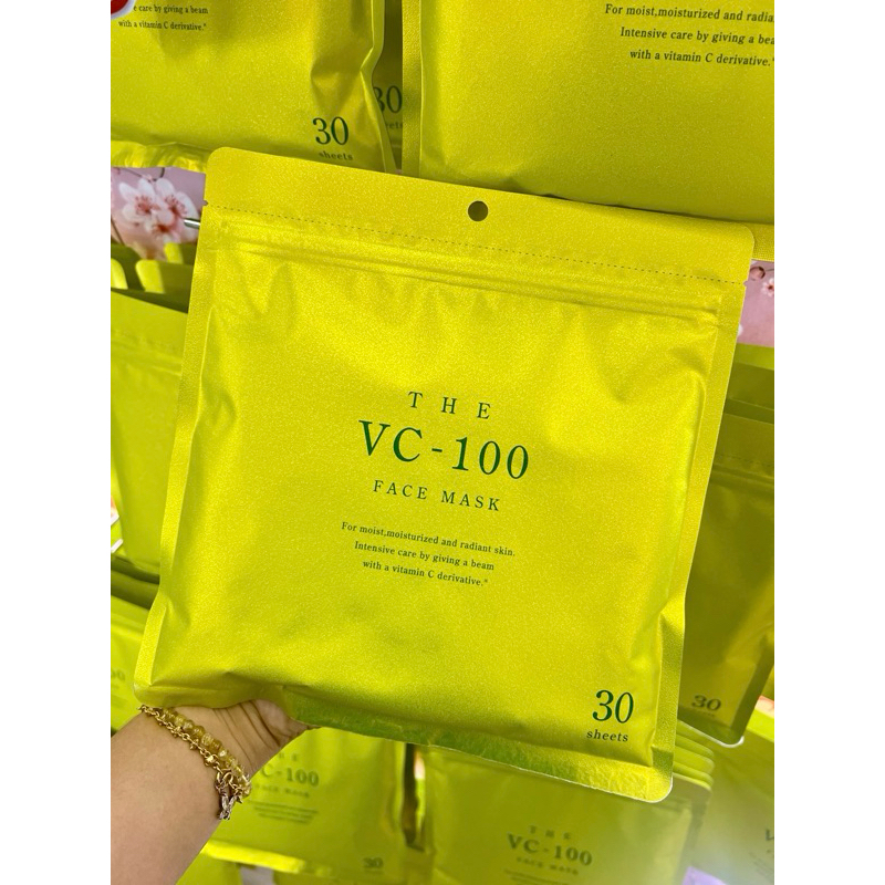🌻แท้พร้อมส่งจากไทย Cloisters The VC-100 face mask 30แผ่น นำเข้าจากญี่ปุ่น