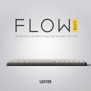 [โค้ดคุ้มลด 20%] Lofree FLOW Lite Creamy Low Profile Wireless Mechanical Keyboard คีย์บอร์ดไร้สาย FLOW100 FLOW84 Lite