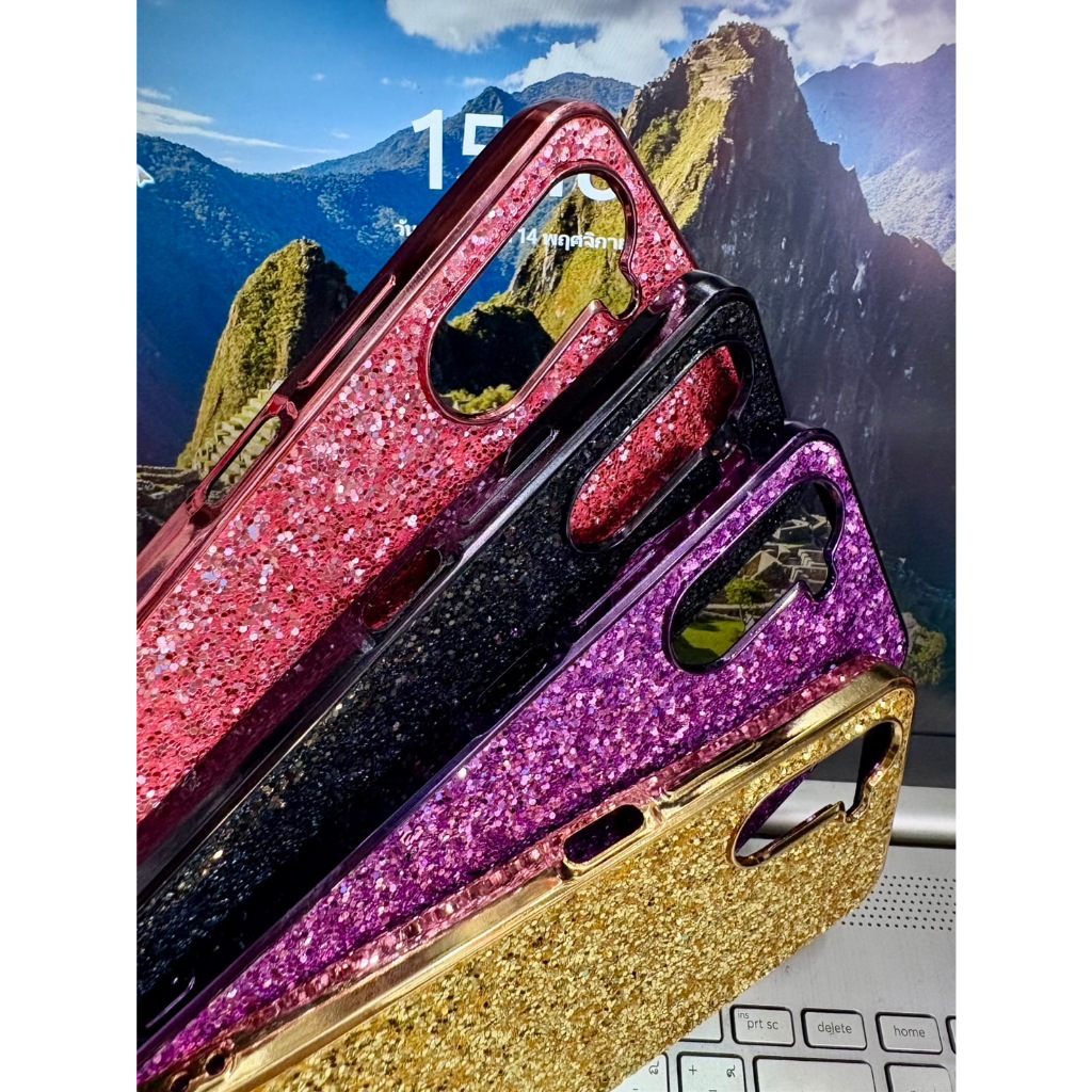 ส่งจากไทย เคส สำหรับรุ่น Vivo V40 V40Pro Y28S Y03 Y18 Y03T Y02 Y02A Y02T กากเพชร ดีไซน์สวยหรู ใส่แล้วดูดี สีน่ารัก ราคา ถูกที่สุด ดีลบีเคเค แกลเลอรีภาพที่ 3