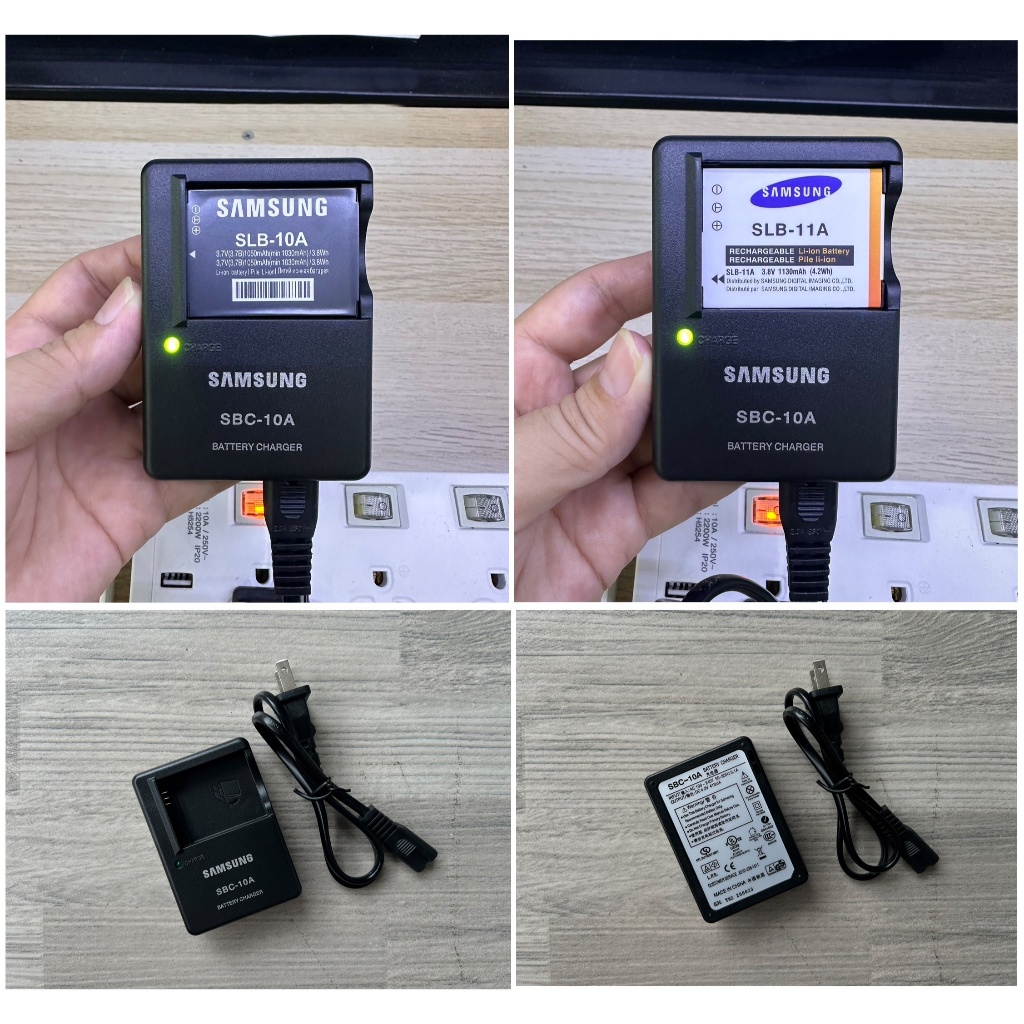 พร้อมส่งม๊าาากก แท่นชาร์จ+สายไฟ สำหรับแบตเตอรี่ SLB-10A / SLB-11A  มือ 1