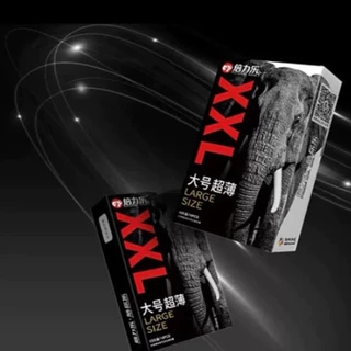 ถุงยาง LARGE SIZE ขนาดใหญ่ XXL ขนาด58มม บางเฉียบ 0.01มม (10ชิ้น/กล่อง)