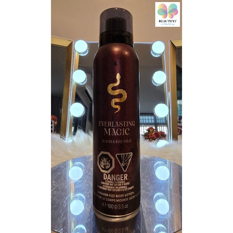 ชิมเมอร์ โลชั่นทาผิว เนื้อโฟม Bath & Body Works (แท้ 100%) Shimmer Fizz Body lotion 100 มล./3.5 oz