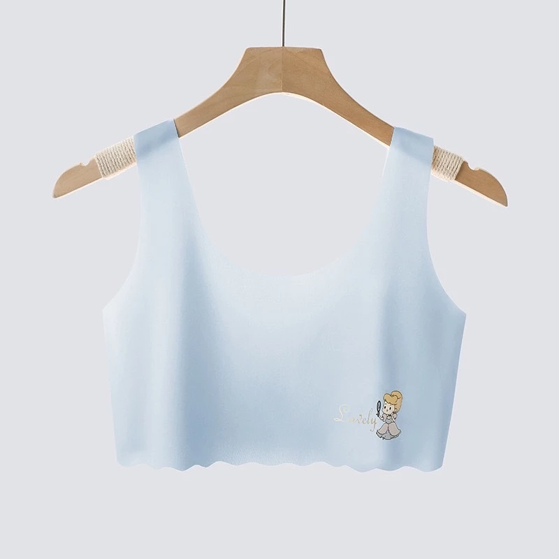 B038เสื้อซับในเด็ก ไม่มีฟองน้ำ ใส่สบาย เนื้อผ้าเย็น ระบายอากาศได้ดี มี 4 สีให้เลือก เหมาะสำหรับเด็กอายุ6-11ปี สินค้าพร้อ thumbnail 3