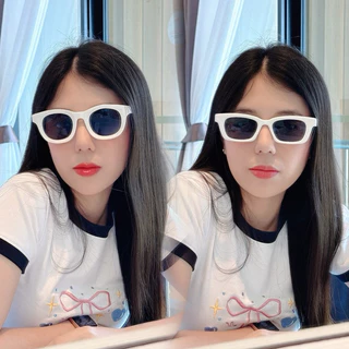 มีส่งด่วน 🇹🇭 แว่นแฟชั่น แว่นตากันแดด 🤍สีขาว🤍 มีเก็บเงินปลายทาง COD
