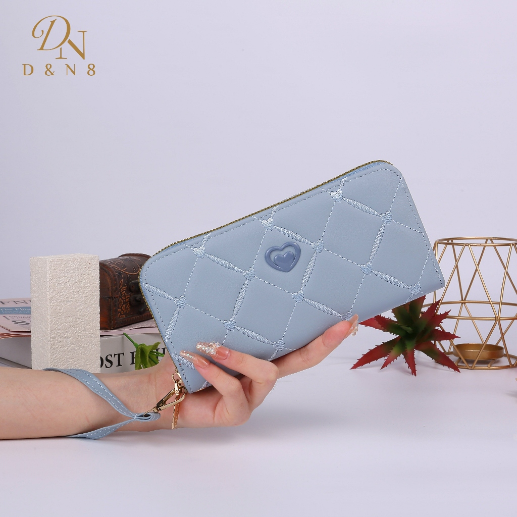 AT03#กระเป๋าสตางค์ใบยาว.กระเป๋าสตางค์ผู้หญิงกระเป๋าสตางค์ หนังนุ่ม715、อย่างดี，มีสายของมือทุกใบค่ะกระเป๋าใส่โทรศัพท์