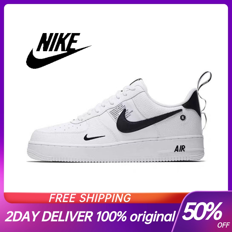 ส่วนลดเวลาจำกัดสำหรับผลิตภัณฑ์ของแท้】Nike air force 1 รองเท้าผ้าใบสำหรับผู้ชาย และผู้หญิง