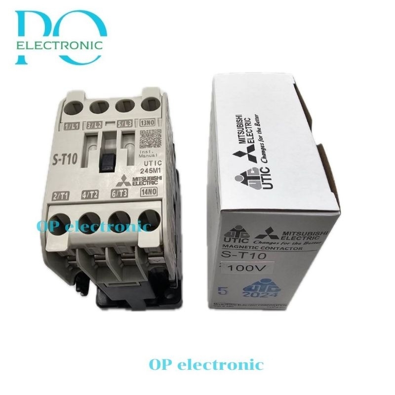 แมกเนติก มิตซูบิชิ S-T10 20A 110VAC,220VAC แมกเนติก คอนแทคเตอร์ Mitsubishi