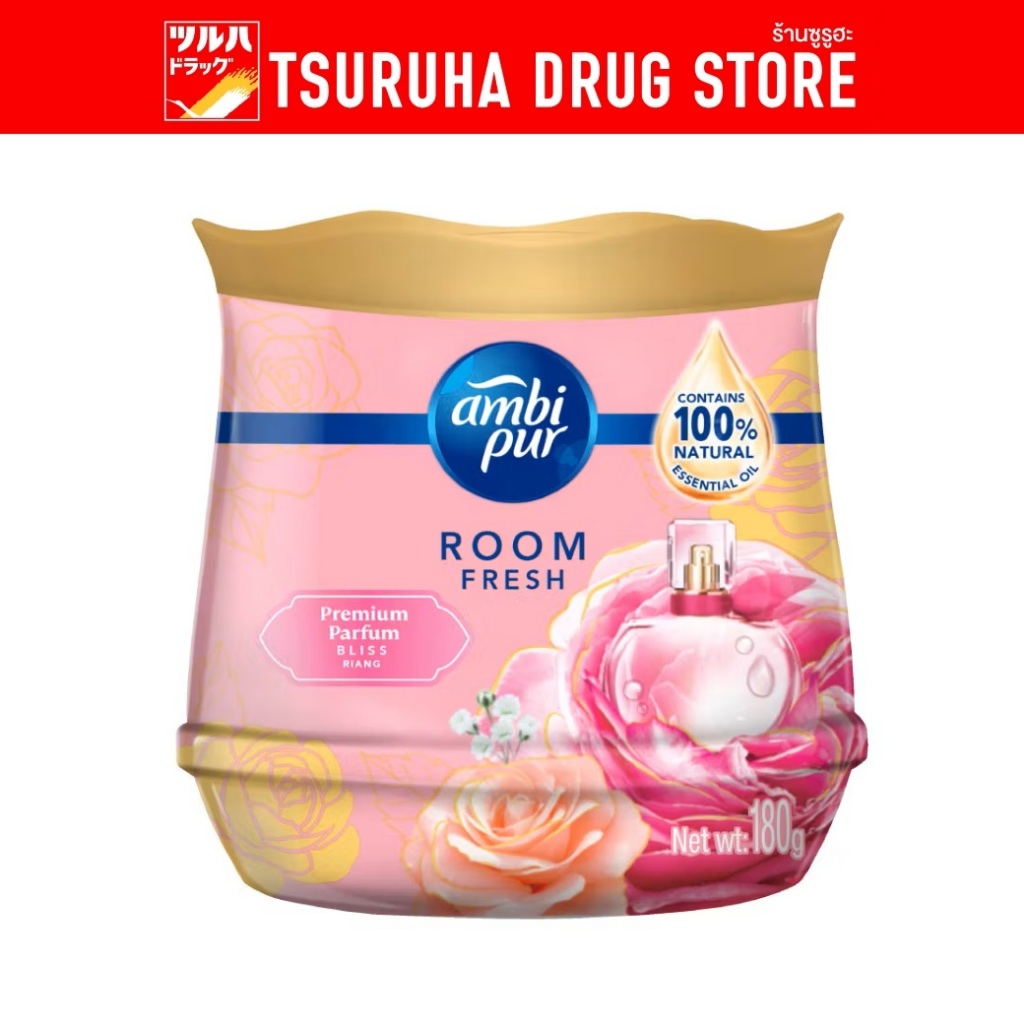 แอมบิเพอร์ เจล เฟรช พรีเมียม เพอร์ฟูม บลิส 180 กรัม / Ambi Pur Gel Fresh Premium Parfum Bliss 180g.