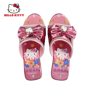 Hello Kitty รองเท้าส้นสูงเด็กหญิง มีไฟ ของแท้ ถูกลิขสิทธิ์ รองเท้าส้นสูงคิดตี้ รุ่นKTL-563