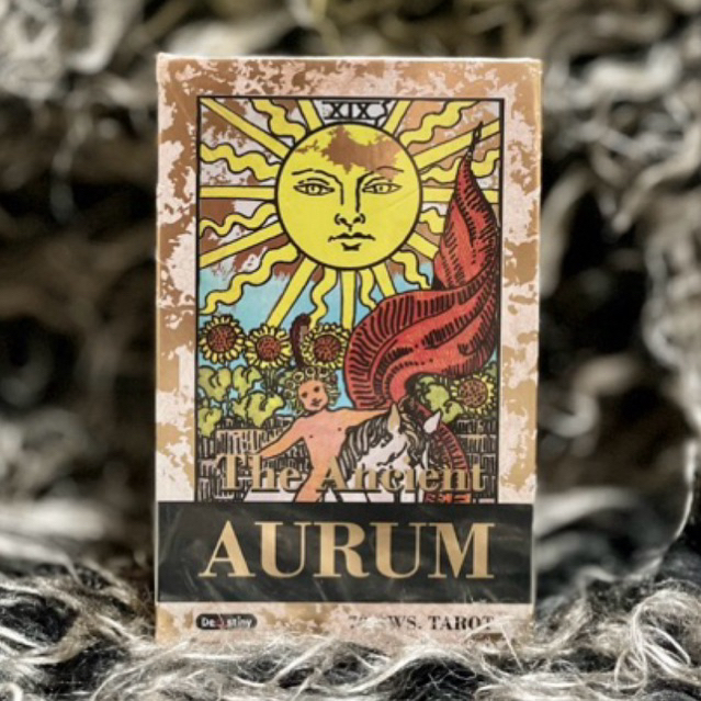 Tarot_raredecks: Ancient Aurum Tarot- Deckstiny 2024, Limited Edition-ไพ่แท้/ไพ่ทาโรต์/Tarot Cards