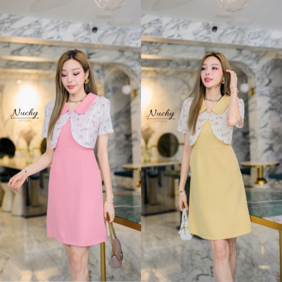 Dress By Papid เดรสทำงาน เดรสแฟชั่น รหัส520