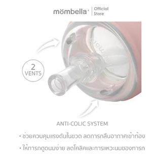 Mombella แก้วหัดดื่ม Classic PPSU พร้อมมือจับ เหมาะสำหรับทารก 9 เดือนขึ้นไป 10 ออนซ์ (300 มล.)