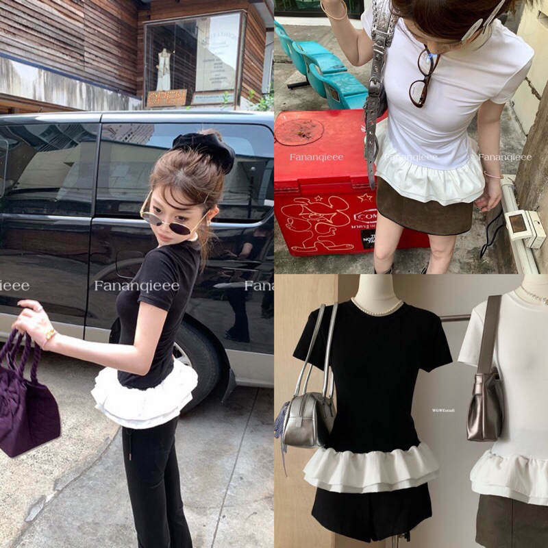 เสื้อยืดคอกลมแขนสั้นรุ่น 8280 TAG WG.WE