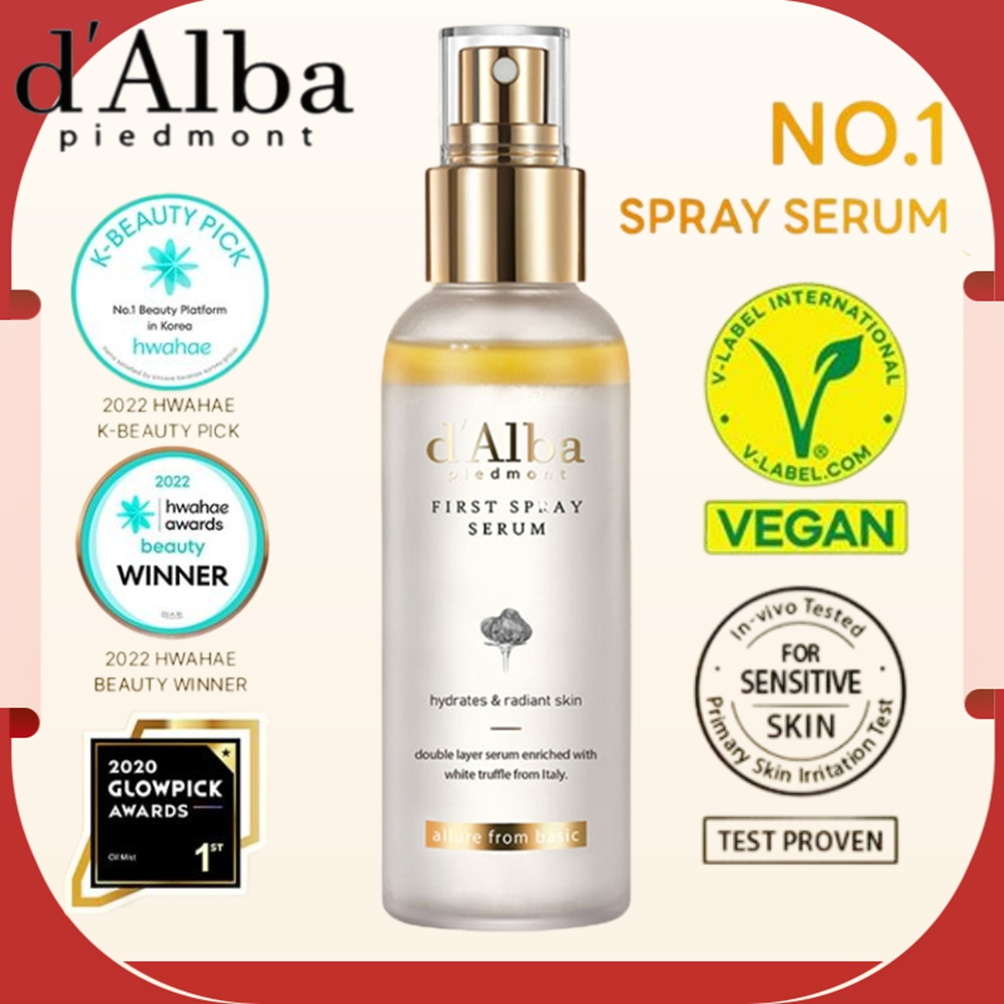 d'Alba White Truffle First Spray Serum 100ml ดัลบา ไวท์ ทรัฟเฟิล เฟิร์ส สเปรย์ เซรั่ม สกินแคร์
