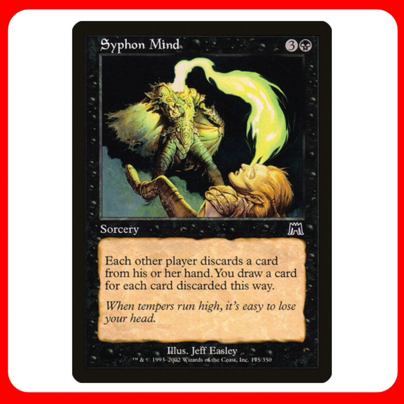 [MTG] Syphon Mind [ONS] [BLACK] [COMMON] [NORMAL] [ENG] (การ์ดเมจิค / Magic the Gathering) [EDH]