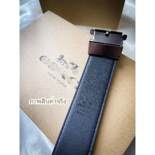พร้อมส่ง🌺(มีโค้ดในวิดิโอ)กระเป๋าตัง+เข็มขัดผู้ชาย เข็มขัดหนัง พร้อมกล่อง ยาว120cm. เข็มขัด C1