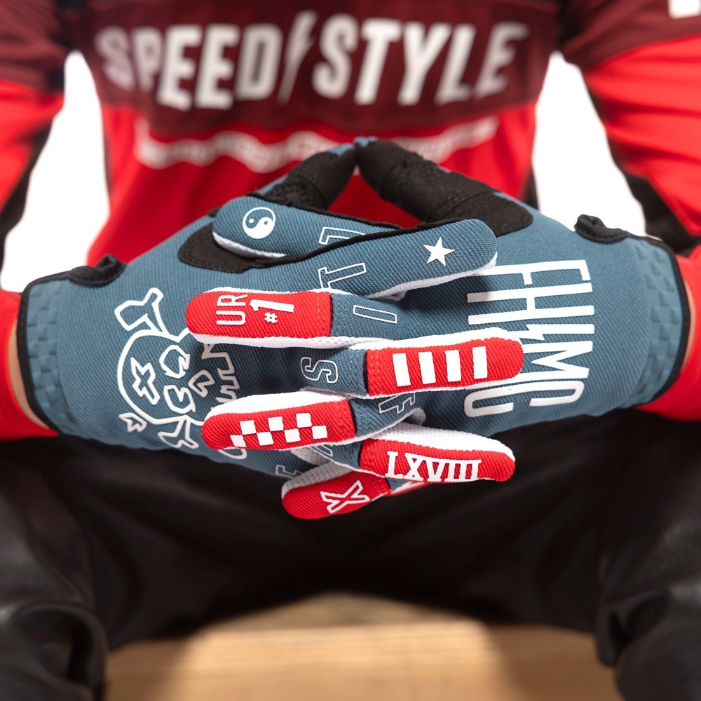 ถุงมือไบท์เกอร์ FASTHOUSE SPEED STYLE THE BIRD GLOVE TEAL