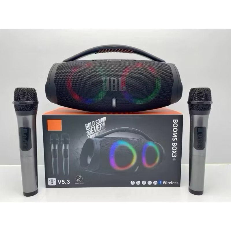 【Sale】ๅลำโพงบลูทูธ Boombox 3+ลําโพงบลูทูธหูฟัง ลําโพงบลูทูธดังๆ Bluetooth Speaker ลำโพงบลูทูธ รับประกัน