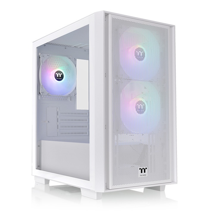 CASE THERMALTAKE CASE VERSA H16 TG ARGB SNOW (WHITE) / BLACK (MICRO-ATX)